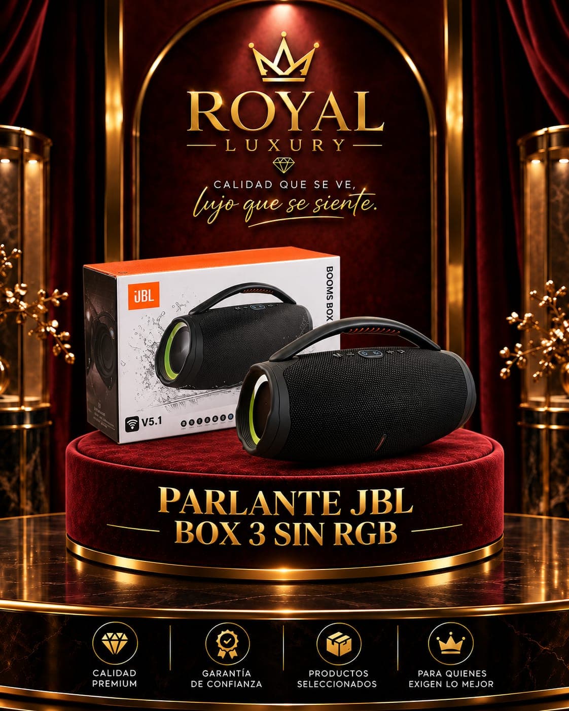 PARLANTE JBL BOX 3 SIN RGB